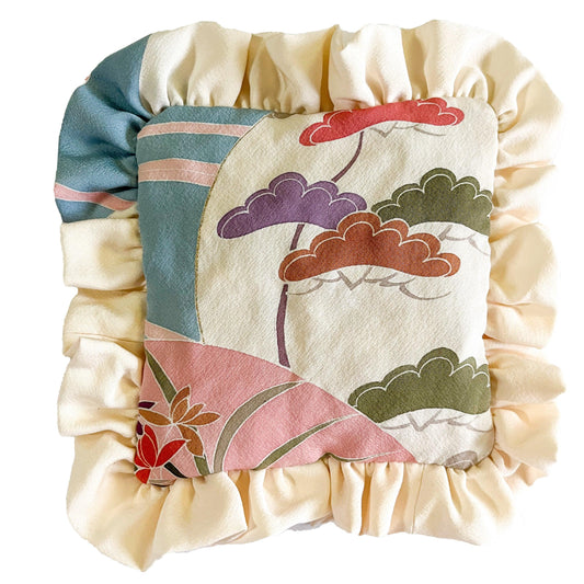 Duftkissen aus Seide Pastell Creme