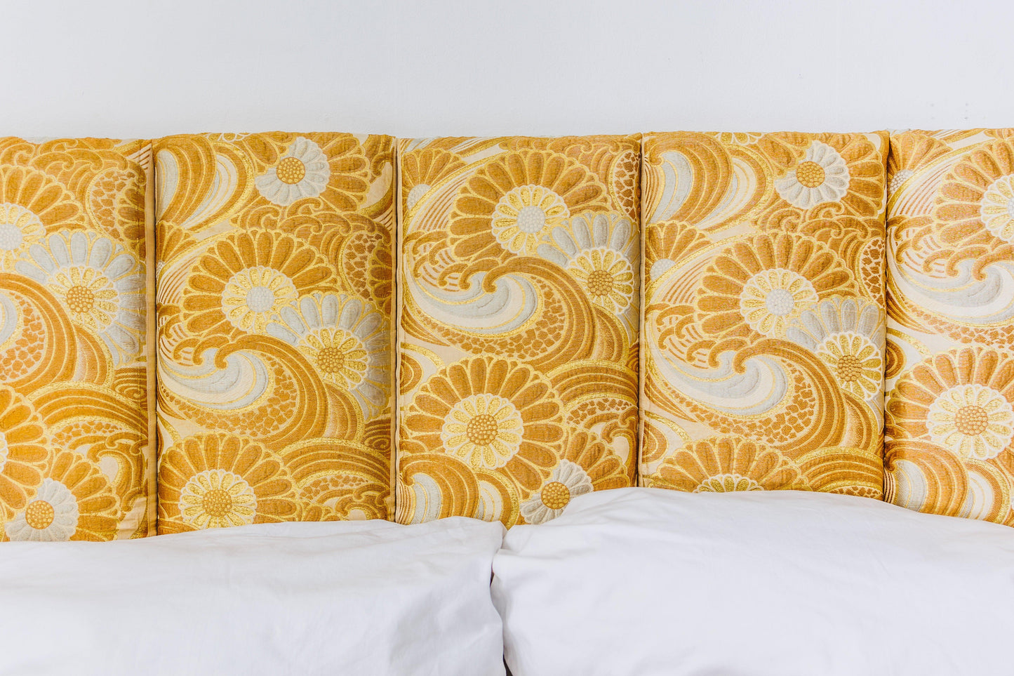 Kopfteil Flower Power Gold 2m - sleepyphoenix