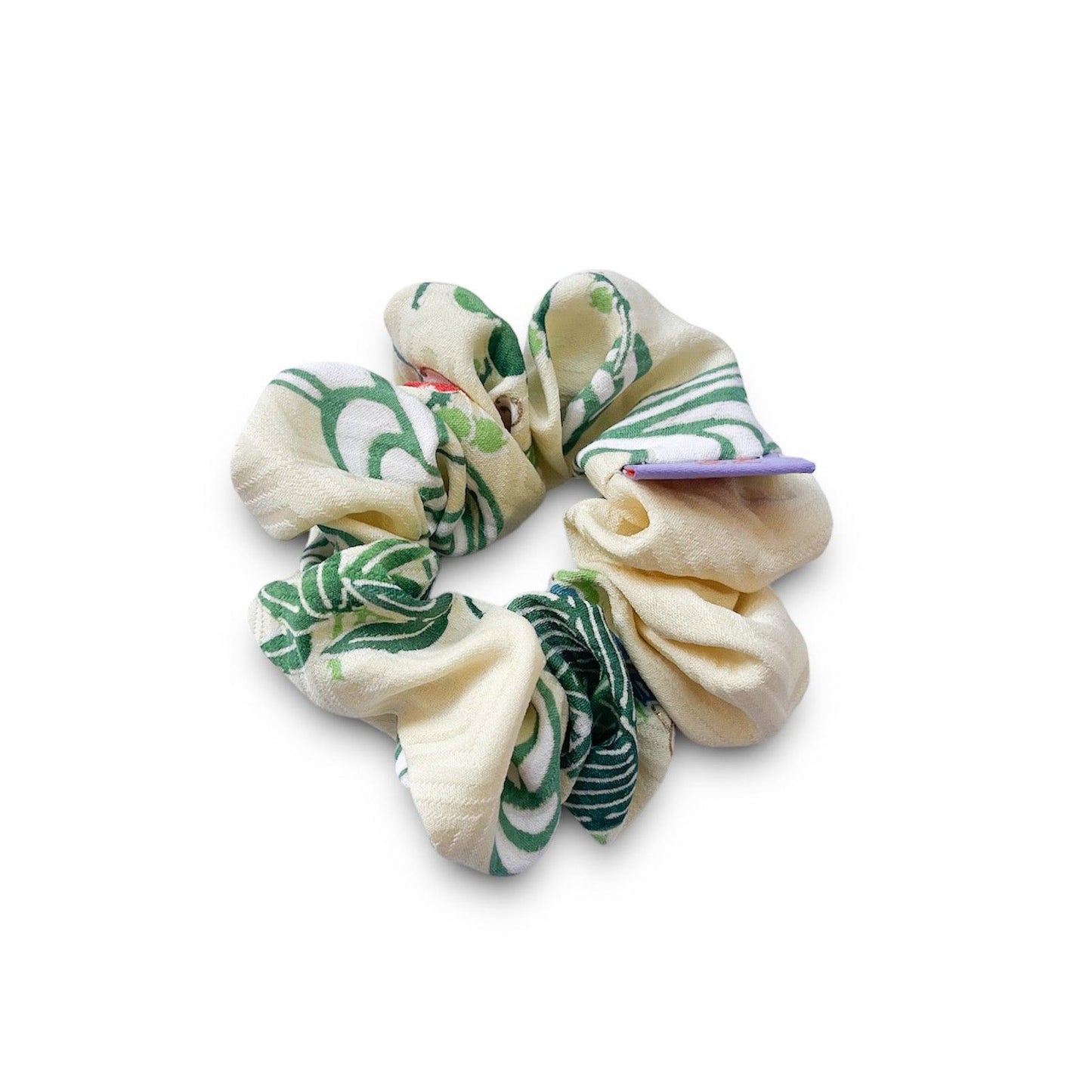 Scrunchie aus Seide Grün